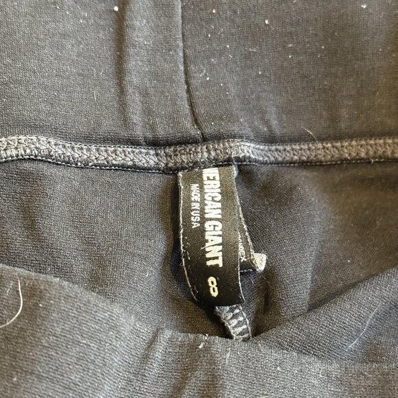 American Giant No-BS Pants Ponte Kick Flare Stretch Pull On Black Size 8 #136653 - Picture 2 of 14